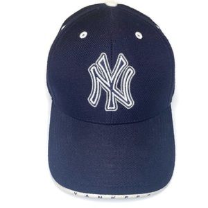 NY Yankees Baseball Cap Navy Embroidered Adjustable Curved Twins Enterprise
